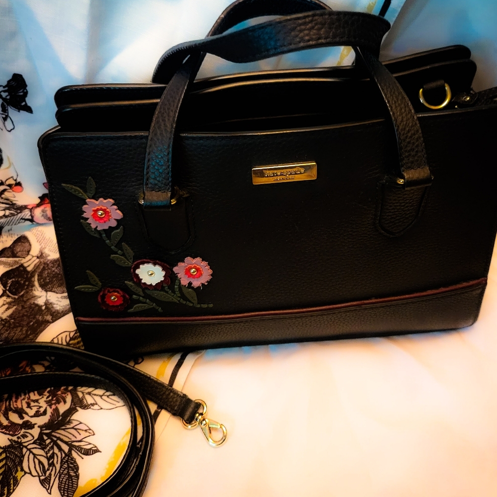 SOLD New York Laurel Way Embellished Reese Satchel and Cameron Street boho - Picture 6 of 12
